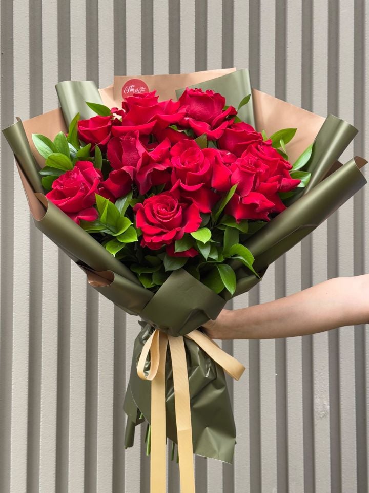 Forever Love Kırmızı Gül Buketi