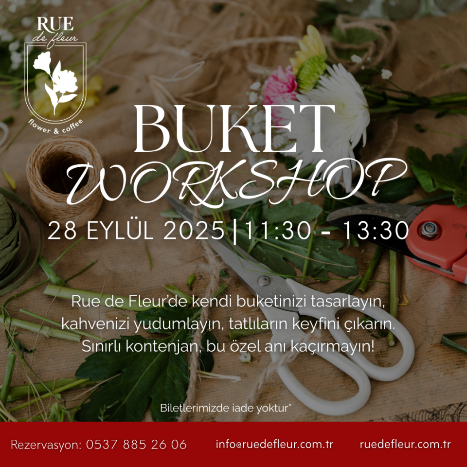 Buket Workshop | 28 Eylül 2025