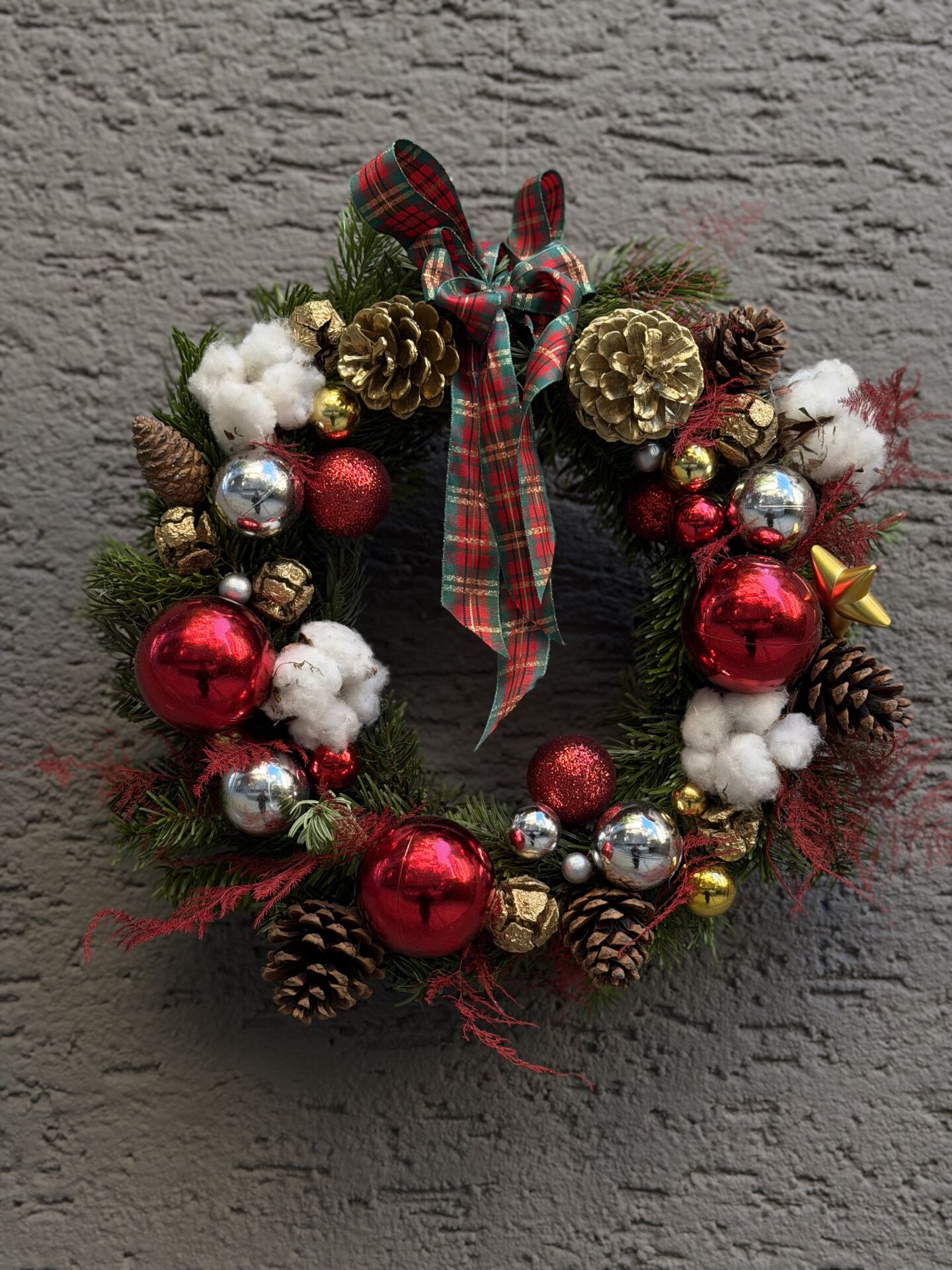 Noel Yılbaşı Kapı Süsü