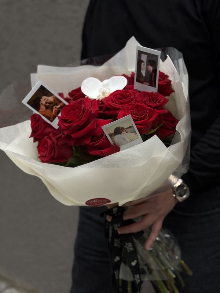 White Heart Anı Buketi